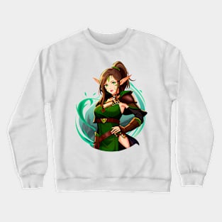 Anime Nissa Revane - Zendikar Planeswalker Crewneck Sweatshirt